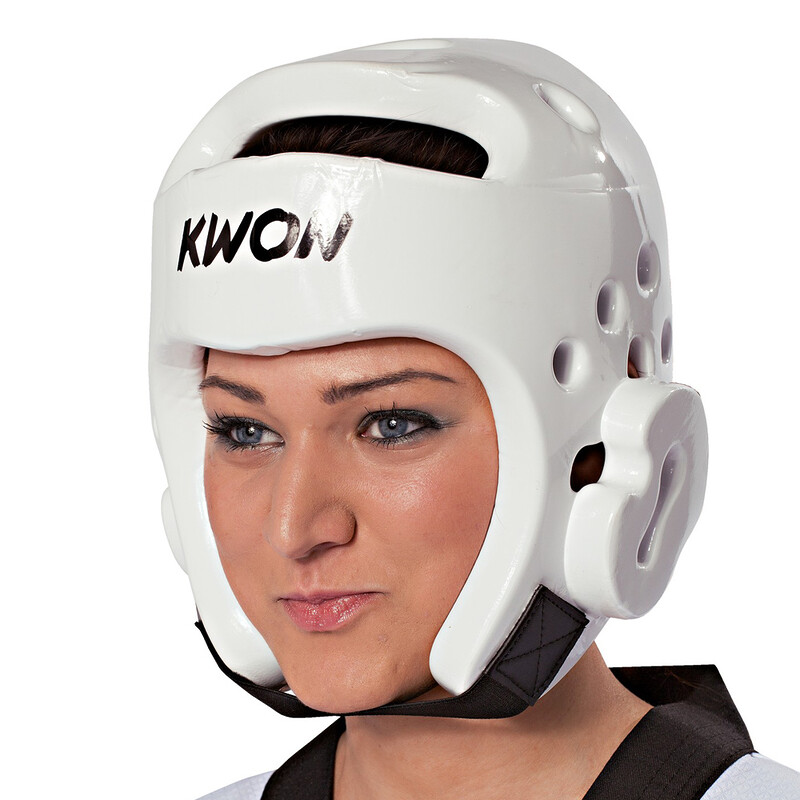 casca alba karate aprobata WUKF